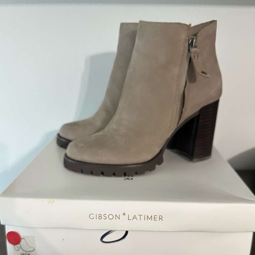 Gibson Latimer Women's Beige/taupe Heeled Boots